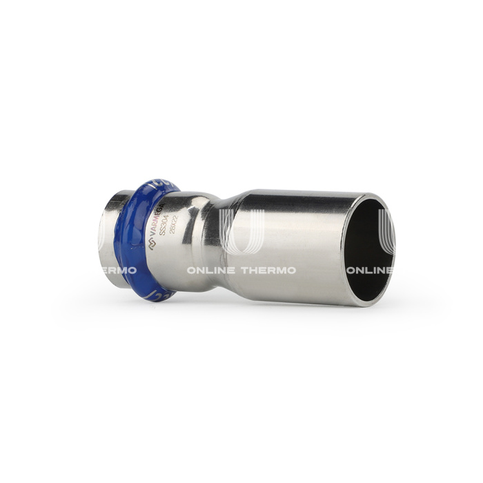 Муфта-вставка однораструбная Varmega Inox Press переходная VM704001815, 18a×15 мм 