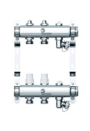 Распределительный коллектор (группа) Wester W903.2, 0-32-1865, 1", на 2 контура 3/4" EK, нержавеющая сталь, с 2 заглушками 