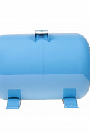 Гидроаккумулятор (расширительный бак) для водоснабжения Джилекс ГП 24 к, 24 литра синий, горизонтальный на ножках 