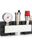 Группа безопасности котла Varmega VMSG05-M306030, 1", 3 бар, сталь, до 50 кВт, с термоизоляцией 