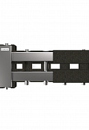 Балансировочный коллектор Gidruss (Гидрусс) BMSS-80-3D.EPP, до 80 кВт, нержавеющая сталь, с термоизоляцией 