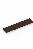 Решетка продольная Itermic LGA-30-800, тёмно-коричневый (brown) 