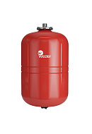 Расширительный бак для отопления Wester WRV24, 24 л, красный, вертикальный, подвесной 