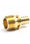Муфта переходная (переходник) с наружной резьбой Rehau Rautitan RX+ 14563161001, 20х1", аксиальная 