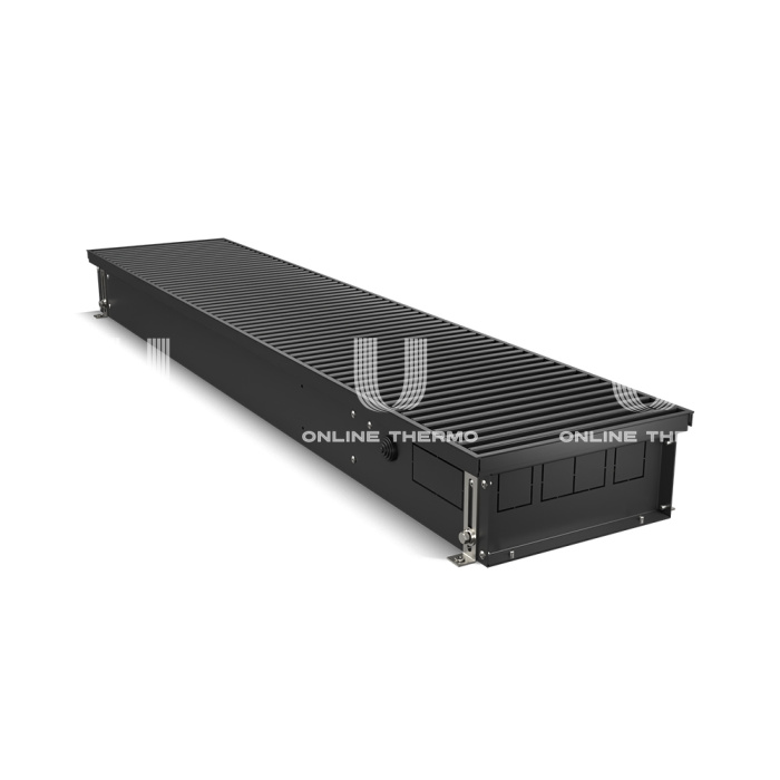 Конвектор внутрипольный Royal Thermo ATRIUM RT-A-110/250/3000-DG-U-BL, с естественной конвекцией, без вентилятора 