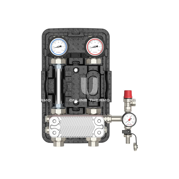 Насосная группа Varmega V-Flow VMPG13-253000, с теплообменником, DN25, 30 пластин, нержавеющая сталь, без насоса 