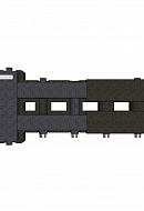 Балансировочный коллектор Gidruss (Гидрусс) BM-80-3D.EPP, до 80 кВт, конструкционная сталь, с термоизоляцией 