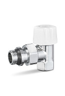 Термостатический клапан (терморегулятор) Varmega VMDV05-410404, 1/2" ВР-НР, угловой, хром 