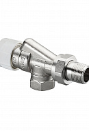 Термостатический клапан (терморегулятор) Oventrop 1183904, DN15, 1/2" ВР-НР, серия AV9, осевой, с преднастройкой 