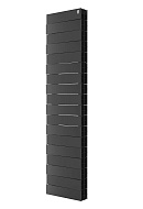 Биметаллический дизайн радиатор Royal Thermo PianoForte Tower 300 Noir Sable (черный) - 18 секций, нижнее / верхнее раздельное подключение 