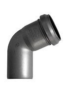 Отвод 67º PP (полипропилен) Синикон Стандарт 504029.R D50 мм 