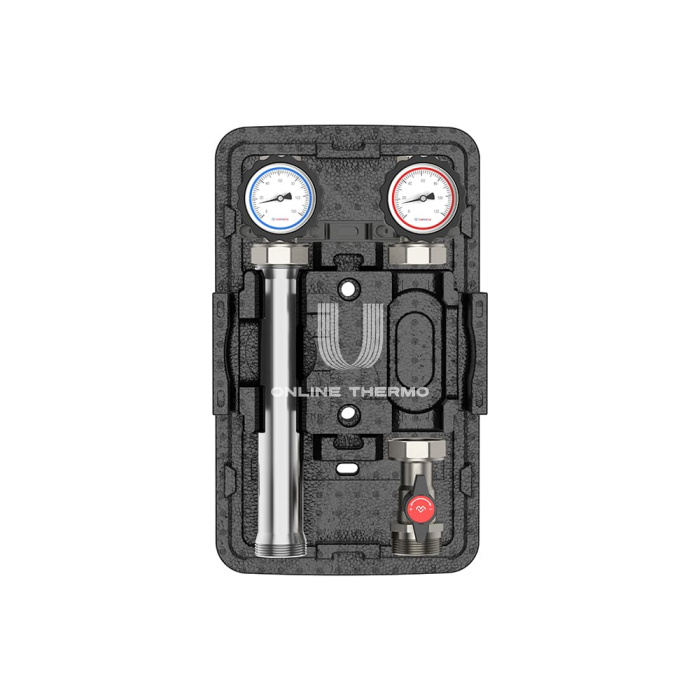 Насосная группа Varmega V-Flow VMPG10-250000, прямая, DN25, нержавеющая сталь, без насоса 