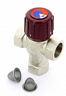 Термостатический смесительный клапан Watts Aquamix 10017419 DN20 ВР 3/4'', Kvs 1.9, PN10, 42-60°C 