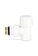 Термостатический клапан (терморегулятор) Varmega VMDV05-110404, 1/2" ВР-НР, угловой, белый 