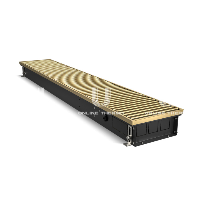 Конвектор внутрипольный Royal Thermo ATRIUM RT-A-90/200/3000-DG-U-AU, с естественной конвекцией, без вентилятора 