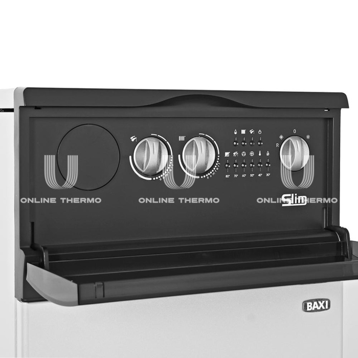 Напольный чугунный газовый котел Baxi SLIM 1.490iN 7E WSB43149347-, одноконтурный, открытая камера, 48.7 кВт, без насоса, расширительного бака и колпака 