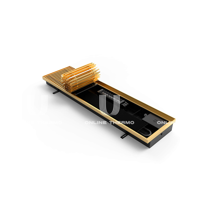 Конвектор внутрипольный Vitron ВКВ.150.260.1350.4ТК.220 (4516 Вт), с принудительной конвекцией (с вентилятором) 