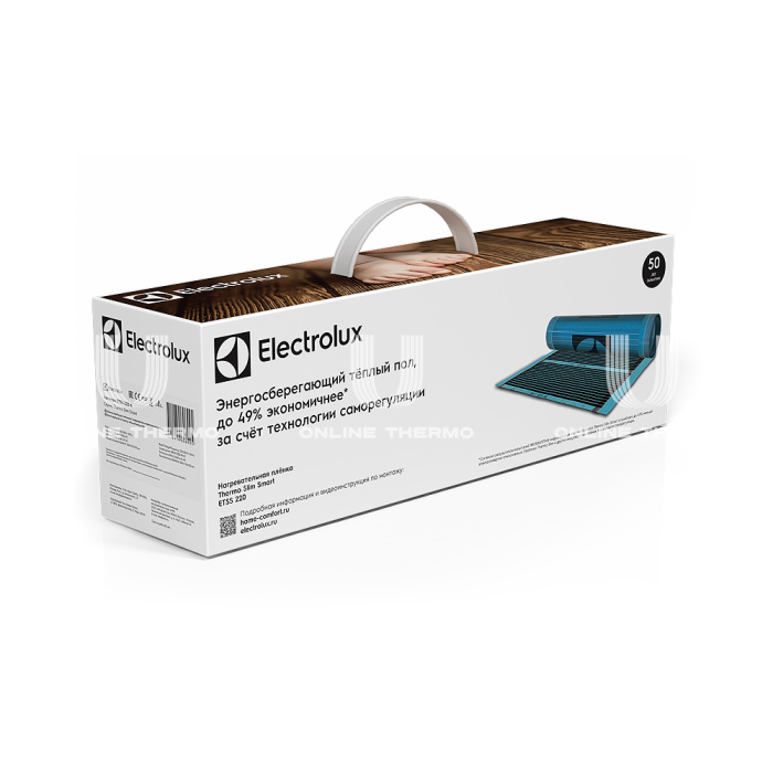 Плёнка инфракрасная нагревательная (комплект теплого пола) Electrolux Thermo Slim Smart ETSS 220-1, 1 м2, 220 Вт, с технологией саморегуляции 