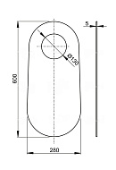 Звукоизоляционная плита AlcaPlast M920, для унитазов, стоящих на полу и биде 
