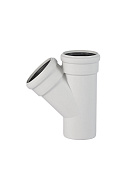 Тройник 45º PP-MD (полипропилен минерализированный) Ostendorf Skolan Safe SKEA 332200 D50х50 мм 