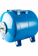 Гидроаккумулятор (расширительный бак) для водоснабжения Stout STW-0003-000200, 200 л, синий горизонтальный, на ножках 