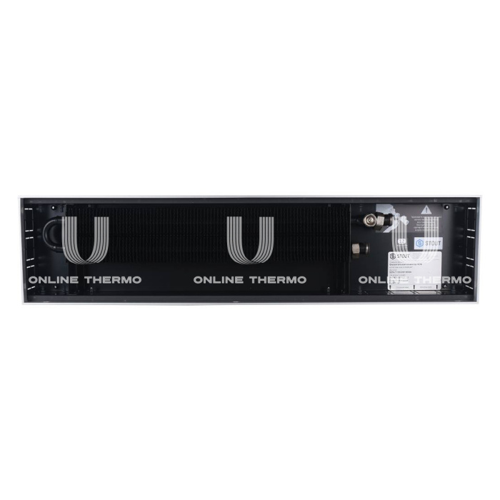 Конвектор внутрипольный Stout SCN-1100-0830120 (630 Вт), с естественной конвекцией 