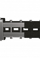 Балансировочный коллектор Gidruss (Гидрусс) BMSS-60-5DU.EPP, до 60 кВт, нержавеющая сталь, с термоизоляцией 