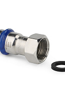 Муфта раструбная Varmega Inox Press с накидной гайкой VM709003507, 35×1 1/4" 