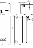 Настенный электрический котел Эван Practic-36 14420, одноконтурный, 36 кВт 