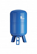 Гидроаккумулятор (расширительный бак) для водоснабжения Wester WAV80, 80 л, cиний, вертикальный, напольный на ножках 