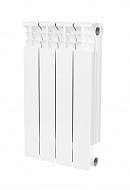 Биметаллический радиатор STOUT Space 500, белый - 4 секции, боковое подключение 