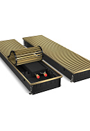 Конвектор внутрипольный Royal Thermo ATRIUM RT-A-110/300/1200-DG-U-AU, с естественной конвекцией, без вентилятора 