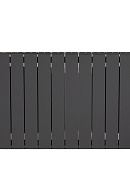 Биметаллический радиатор секционный Rifar Supremo Ventil 500, нижнее правое подключение - 10 секций, антрацит 