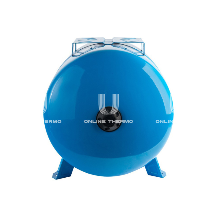 Гидроаккумулятор (расширительный бак) для водоснабжения Stout STW-0003-000050, 50 л, синий горизонтальный, на ножках 