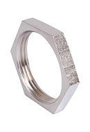 Контргайка без упора SantechSystems ВР 1 1/2", никелированная 