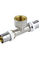 Тройник с внутренней резьбой Aquasfera 8011-06, 3/4"×32 мм, пресс-фитинг 