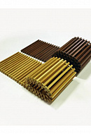 Решетка деревянная поперечная Itermic SGWL-28-2400, орех 