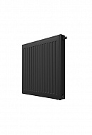 Стальной панельный радиатор Royal Thermo Ventil Compact 22/500/800, нижнее подключение, с присоединением M30×1.5, черный 