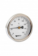 Термометр биметаллический с погружной гильзой Watts 10005806 F+R801 OR (TAS), диаметр 63 мм, 160°С, штуцер 50 мм 