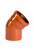Отвод 45º PVC-U (НПВХ) Синикон 20120.R.B D110 мм 