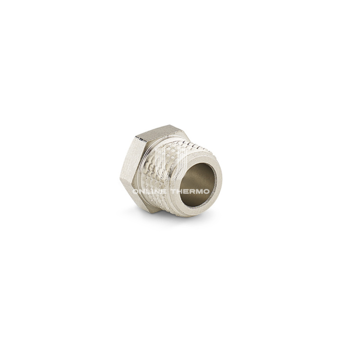 Заглушка с наружной резьбой Varmega НР 1/2", VMTF34-N000004, никелированная 
