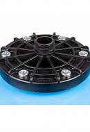 Гидроаккумулятор (расширительный бак) для водоснабжения Джилекс ГП 35, 35 литров синий, горизонтальный на ножках 