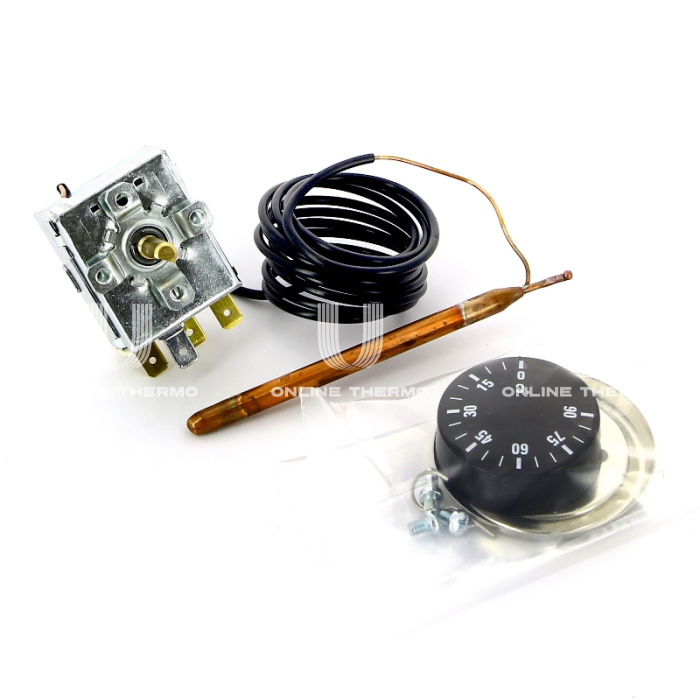 Капиллярный термостат (терморегулятор) Uni-Fitt TR2 339I0915, 0-90 °С, 1500 мм 