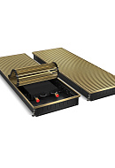 Конвектор внутрипольный Royal Thermo ATRIUM RT-A-90/400/2600-DG-U-AU, с естественной конвекцией, без вентилятора 