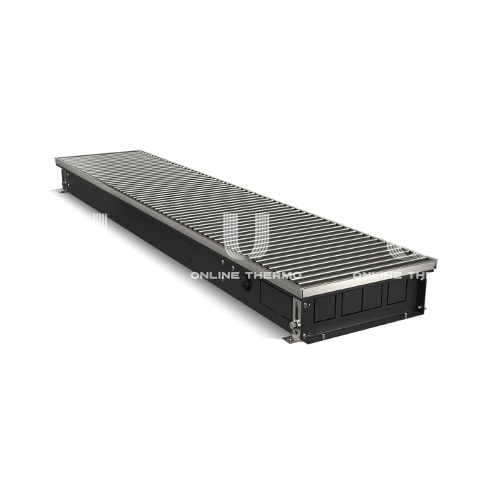 Конвектор внутрипольный Royal Thermo ATRIUM RT-A-90/250/1400-DG-U-NA, с естественной конвекцией, без вентилятора 