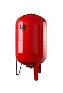 Расширительный мембранный бак Waterstry CW-LV, 750 л, красный, вертикальный, напольный на ножках, с манометром 