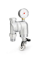 Фильтр промывной Varmega VMSF03-C25051 PN25 3/4", с разъемным соединением и ВР, поворотный 