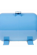 Гидроаккумулятор (расширительный бак) для водоснабжения Джилекс Г 24, 24 литра синий, горизонтальный на ножках 