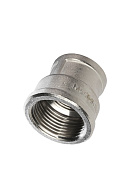 Муфта переходная с внутренней резьбой Stout ВВ никелированная 1"1/2×3/4" 