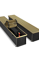 Конвектор внутрипольный Royal Thermo ATRIUM RT-A-190/200/2000-DG-U-AU, с естественной конвекцией, без вентилятора 